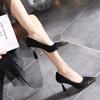 Comemore Women Pumps Shallow Mouth Single Shoes Female Spring Autumn New Sexy Pointed Toe 8cm High-heeled Women's Shoes