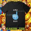 Новая футболка с логотипом 'One Sec, Please' Американская, смешная, размеры от S до 5XL