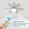 E26/E27 Fan LED Light Ceiling Fans with Lamp and Remote 30/40W Light Bulb Fan Dimmable Timed for Bedroom Kitchen Living Room