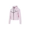 Logo Print Sports Hooded Jacket Women Outerwear Pink CW4299-695