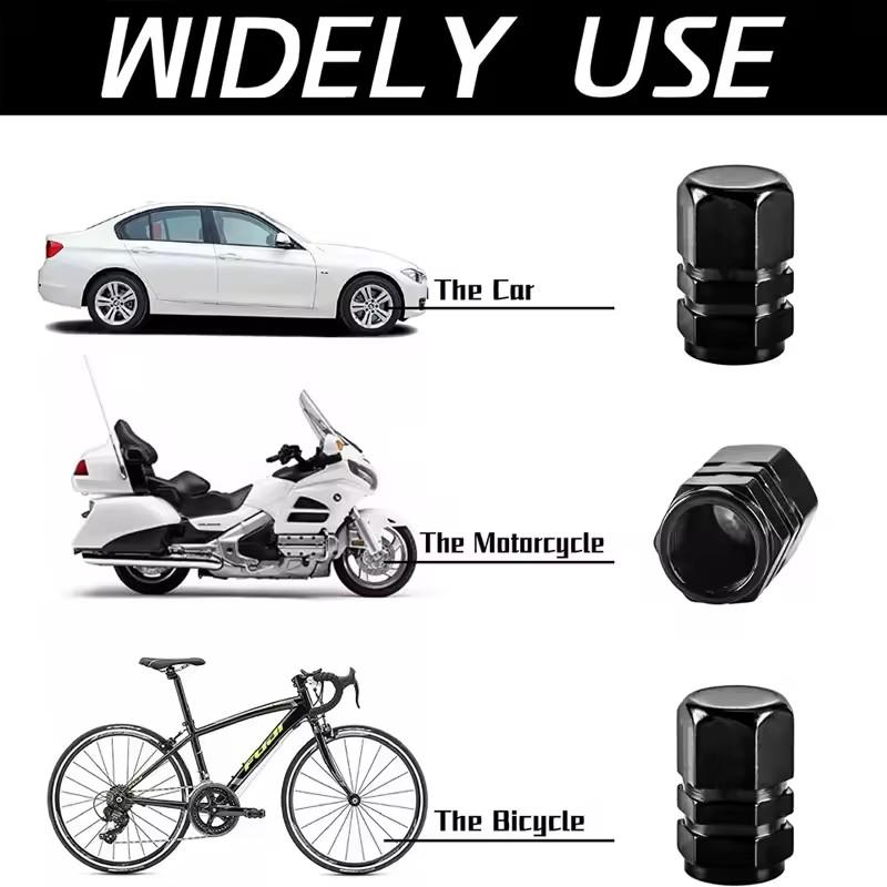Car Wheel Tire Valve Stems Caps Aluminum Tyre Rim Stem Covers Airdust Waterproof for BMW Auto Motorcycle Car Accessories