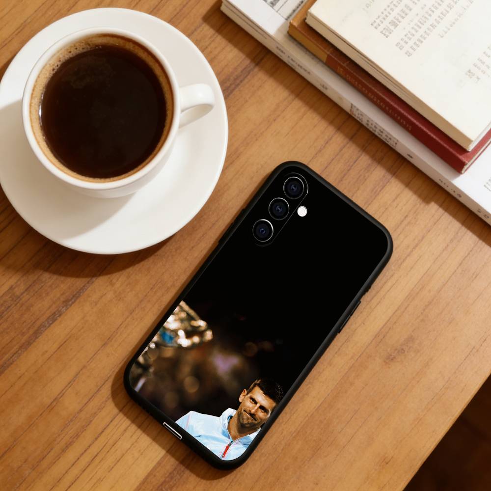 Novak Djokovic Phone Case For Samsung Galaxy A73,A72,A71,A70,A53,A52,A51,Others Soft Black Cover
