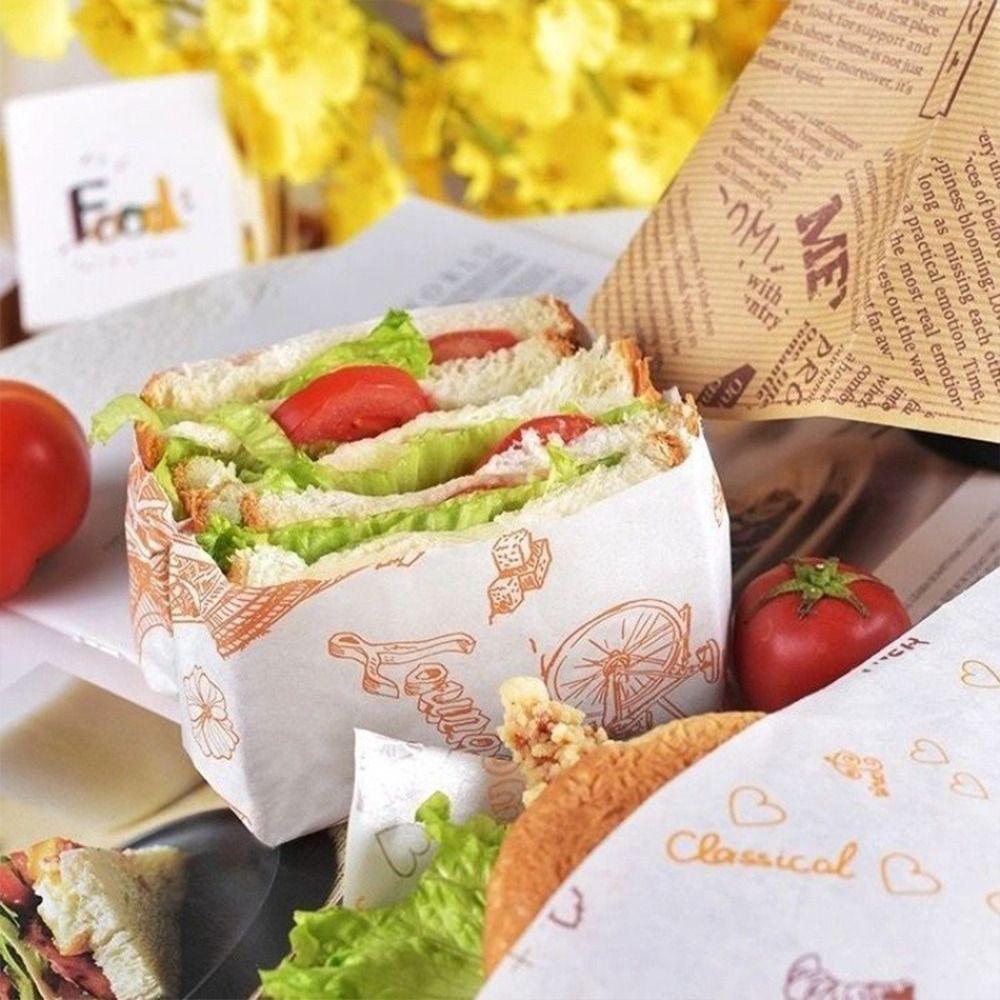 Wax Paper Non-stick Wrapping Paper Wrapping Paper Wax Paper Food Packaging Oil-proof Baking Paper