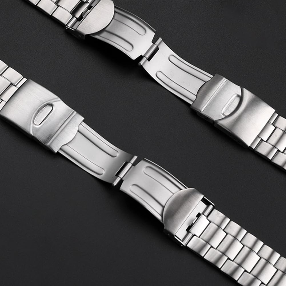 Ремешок для часов Sibehill 20 мм из нержавеющей стали, замена для Swatch, с инструментом для регулировки, тип крепления: арочный вогнутый