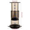New Barista Filter Glass Espresso Coffee Maker Portable Pitcher Cafe French Press Coffee Pot For AeroPress Machine