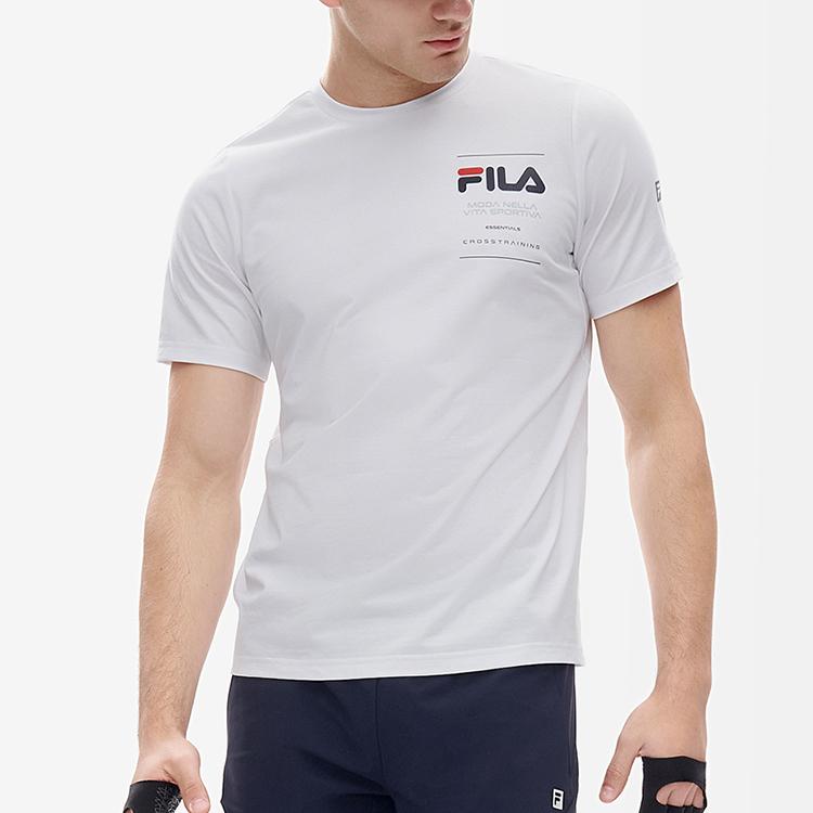 FILA Athletics SS22 T Shirt Men's Jade White A11M221104FWT