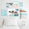 Blue Beach Surfing Van Tropical Nordic Posters And Prints Wall Art Canvas Painting Wall Pictures For Living Room Club Wall Decor