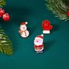 3Pcs/Set  Christmas Brooch For Women Men Cute Santa Claus Bell Elk Snowflake Snowman Enamel Pins Party Jewelry Gift