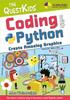 Книга Coding with Python - Create Amazing Graphics : The QuestKids Do Coding