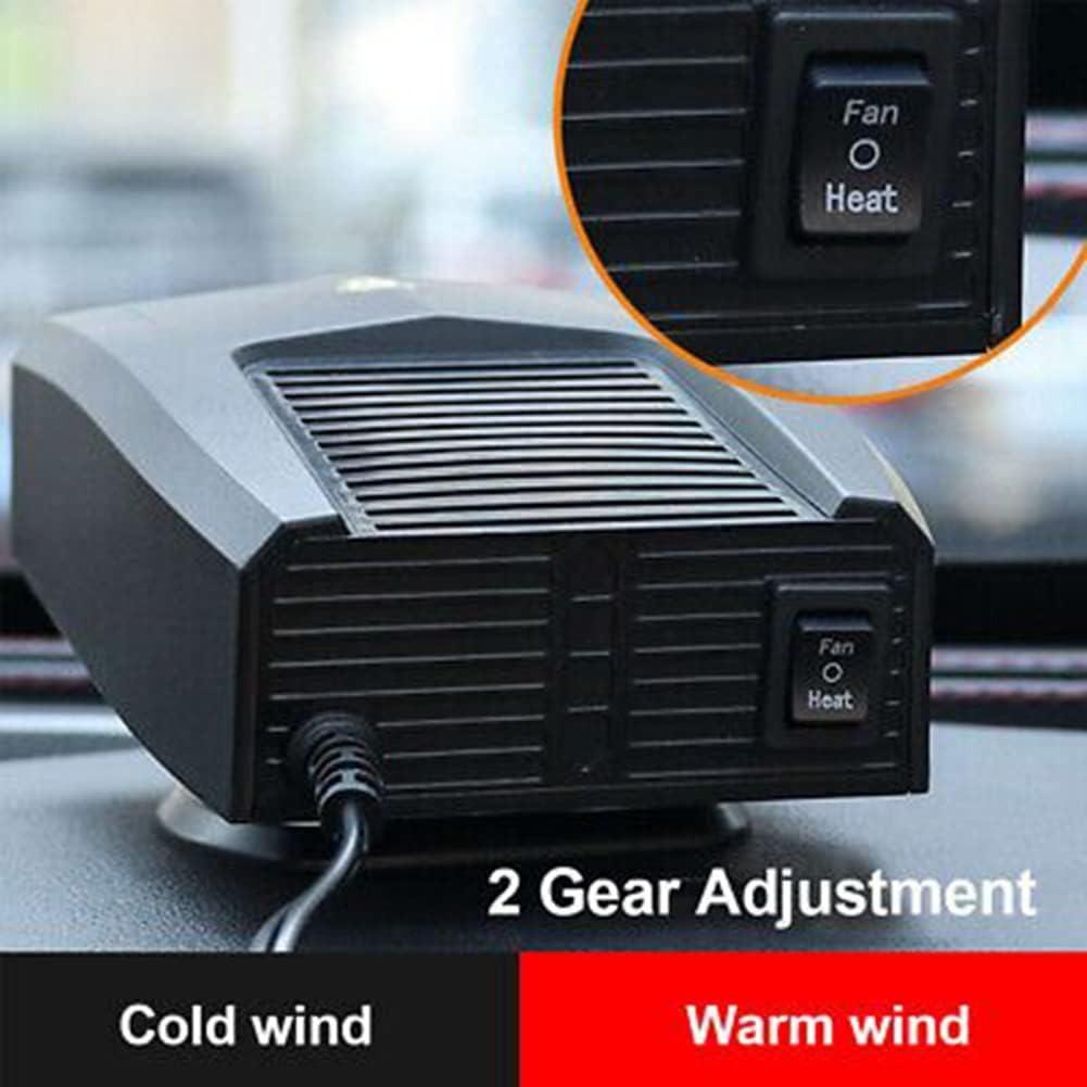 Автомобильный тепловентилятор 12 В 500 Вт Дополнительный автомобильный обогреватель Керамический обогреватель De-Ice