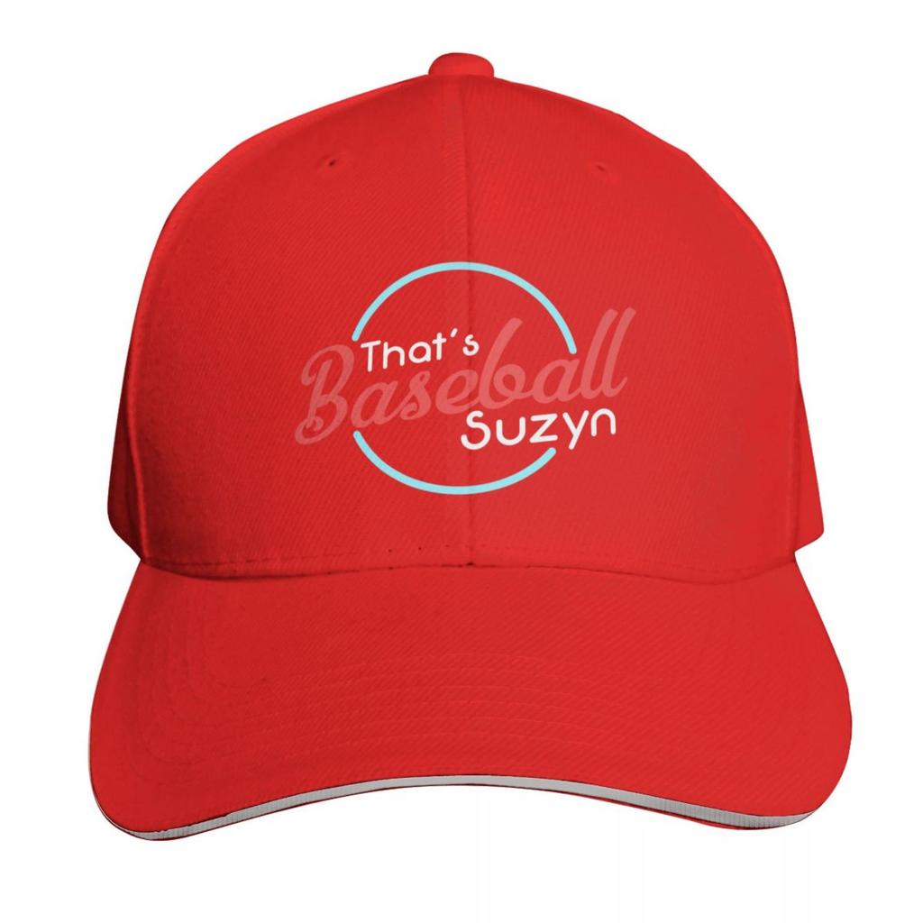 Thats Baseball Suzyn Baseball Cap Cotton Twill Breathable Contrast Two Tone Brim Snapback Flat Bill