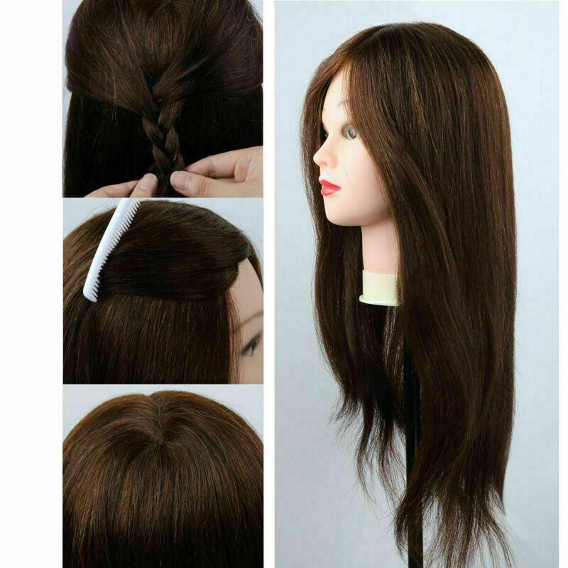 Профессиональная голова манекена, человеческие волосы, парикмахерская, Практика, прическа, кукла-парикмахер