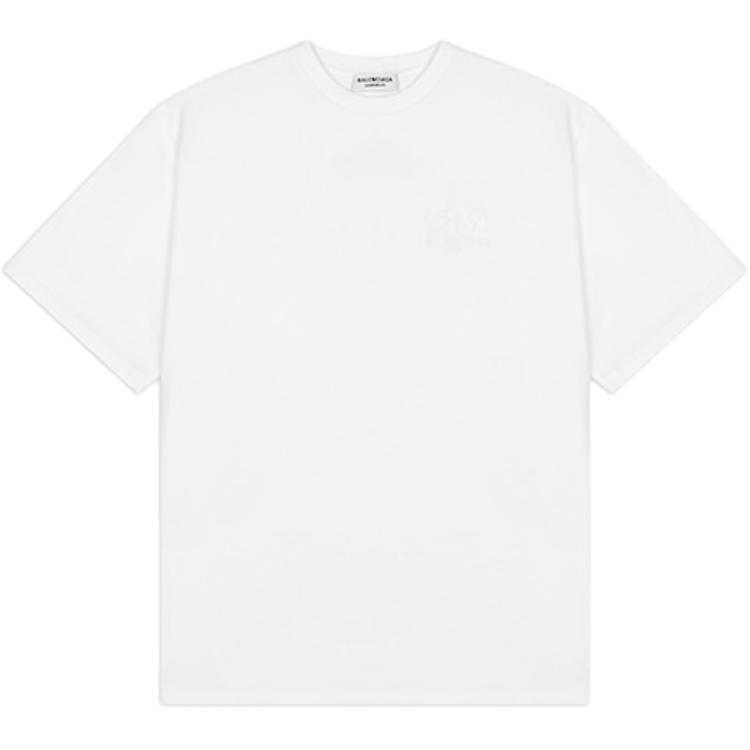 Balenciaga T Shirt Regular Fit Men's White 6784304A8B80900