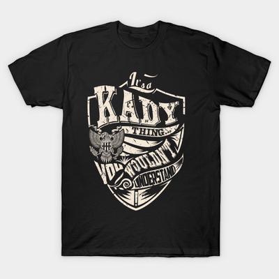 Мужская черная футболка с принтом Очень большая футболка its-a-kady-thing Термотрансфер без выреза Хлопковая футболка
