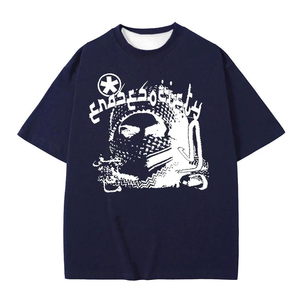 Y2K T-shirt Grunge Goth Harajuku Graphic Print O-Neck Tee Hip Hop Streetwear Loose Short Sleeve T-shirt Punk Vintage Top