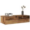 VidaXL Wall Shelf with Drawers Old Wood Engineered Wood 859975
