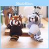 Charming Fluffy Plush Panda Keychain With Super Soft Short Fur For Kids And Adults