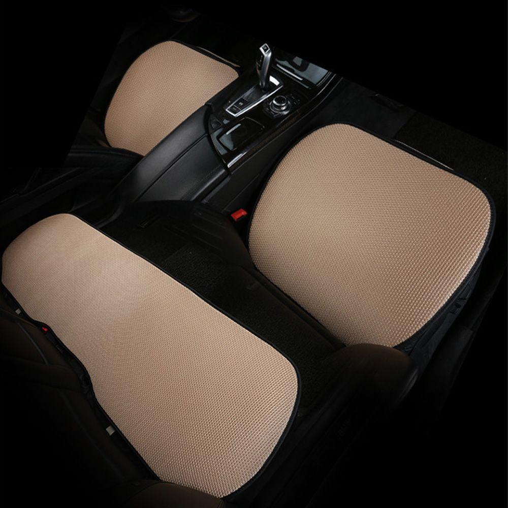 Подушка-мат для сиденья из ледяного шелка для авто, подушка для пассажирского сиденья, автомобильные коврики, переднее сиденье