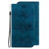 For Huawei Honor Series,nova Series,Mate Series,Y Series,P Series,Enjoy Series.Embossing Process Lily Flower Wallet Leather Flip Cover Case