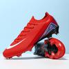 Seamless Fly-woven Football Shoes New Low-top Youth Training Shoes Spike Football Sneakers