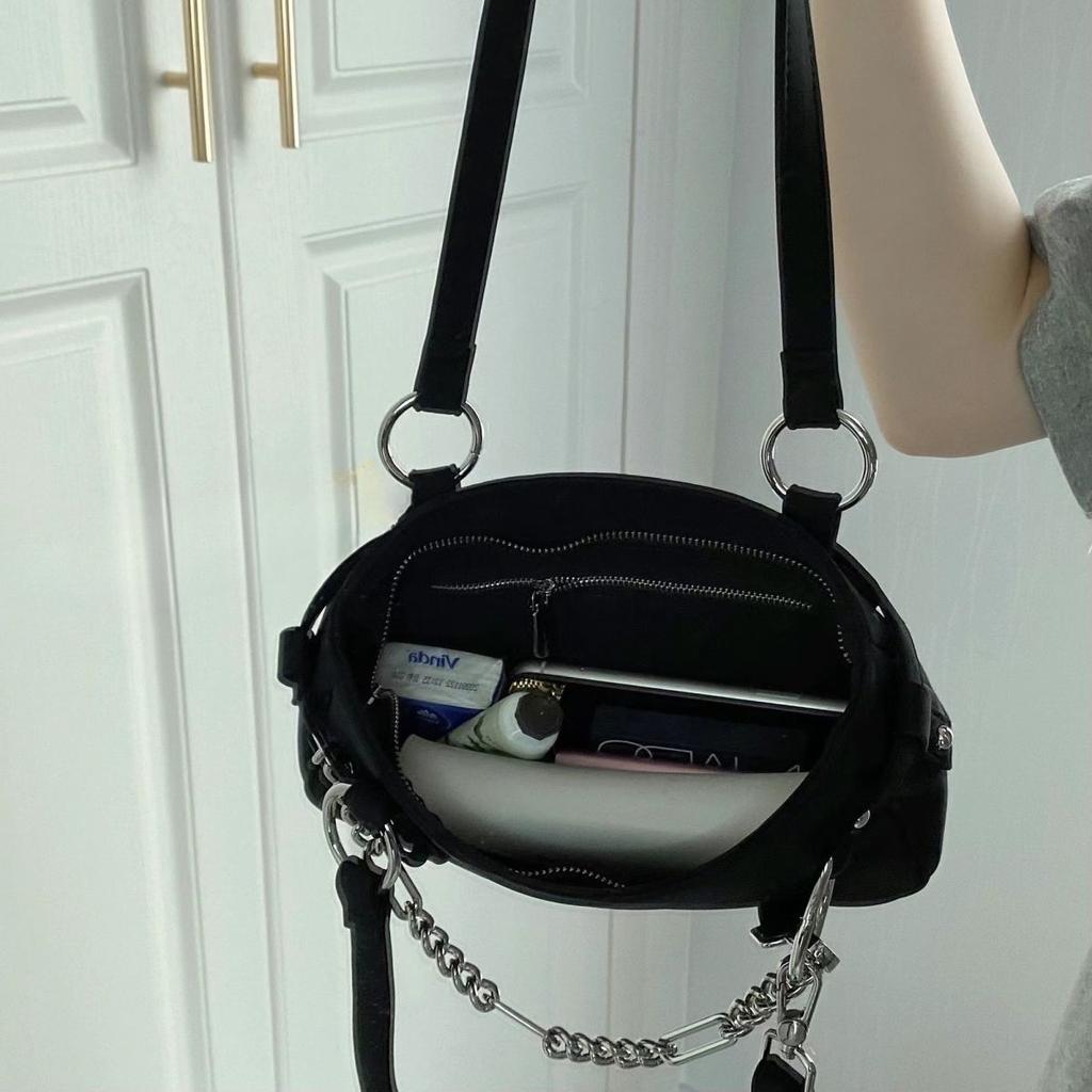 Harajuku квадратные сумки женские однотонные узоры цепи роскошные дизайнерские сумки женские Harajuku черные сумки через плечо