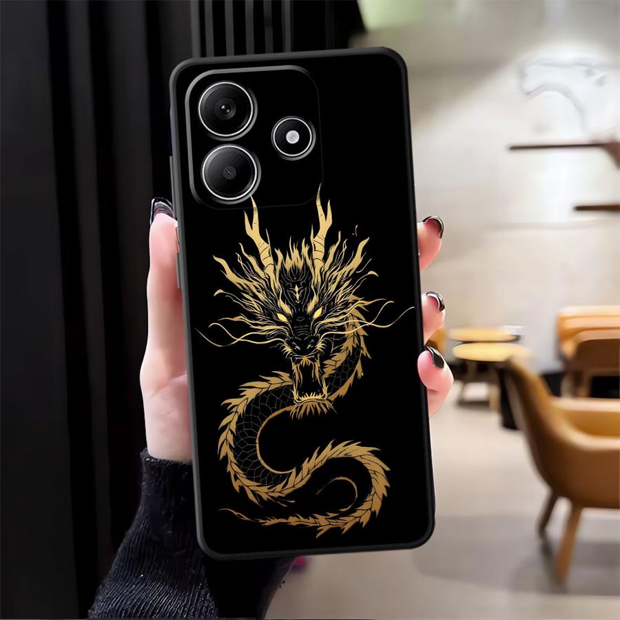 Case for Xiaomi Redmi Note 14 10 13 Pro Plus 12 11 Pro 9 8 7 A4 A5 A1 A2 A3 11S 14C K40 K80 12S 12C 13C Phone Cover Cool Dragon