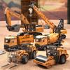1:40 Модель инженерного грузовика Машина спасателей Транспортер Экскаватор Бульдозер Кран Бетономешалка Игровой Строительный Коллекционный Набор Игрушек Для Детей