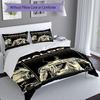 Ronaldo's Juventus Football Team Celebration Bedding Set, Breathable Duvet Cover with Pillowcases, Soft Bed Linen for Bedroom Home Decoration, Perfect