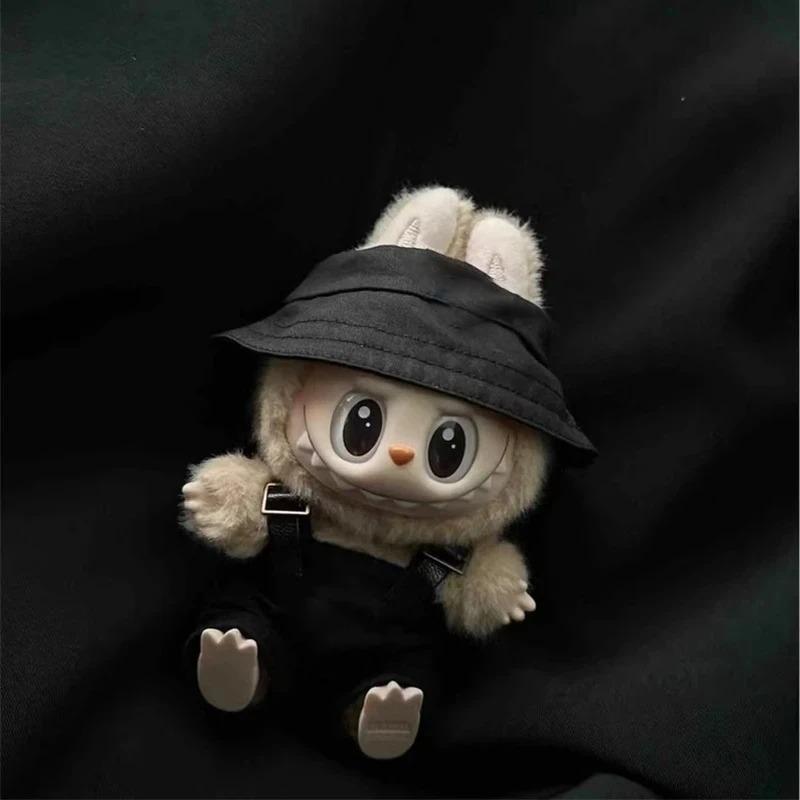 Для Лабубу 15-17 см v1v2 Наряд Аксессуары Мини-шляпа Комбинезон Комплект Украшение Маленькая одежда Детские игрушки Подарок на день рождения