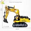 HUIQIBAO 841 деталь MOC Инженерный Экскаватор Грузовик Строительные Блоки Транспортное Средство Машина Кирпичики Городские Строительные Игрушки Для Детей Мальчиков