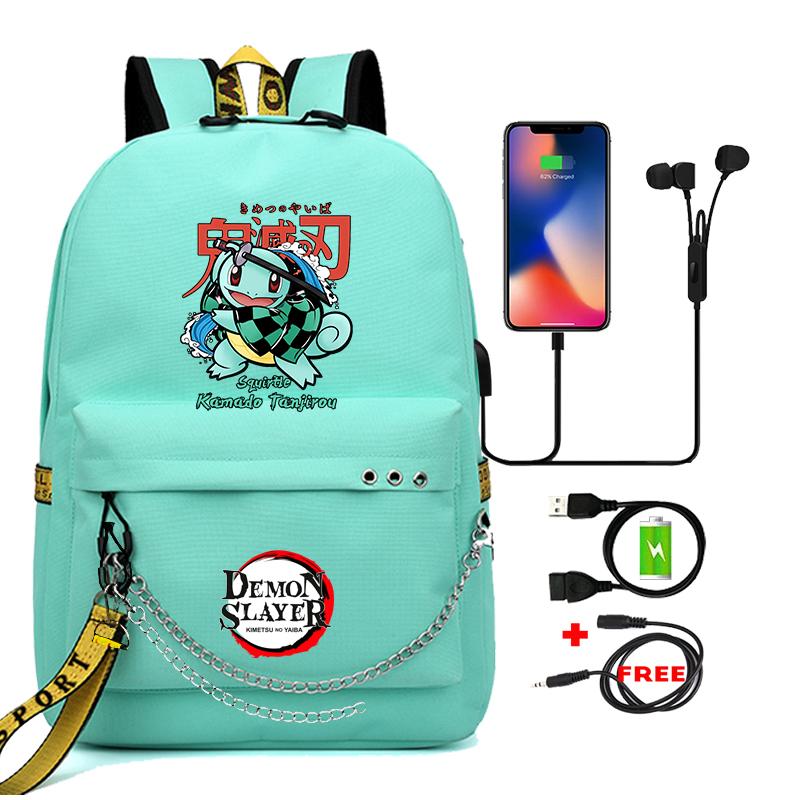Сумка для книг в стиле аниме, подростковый рюкзак, школьные ранцы унисекс для мальчиков и девочек, рюкзак для ноутбука с мультяшным принтом, рюкзак для школы, Mochilas