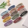 Frosted Large Hair Clips For Women Girl Hair Accesories Fashion Color Solid  Hairpins Toothed Non-slip BB Barrette