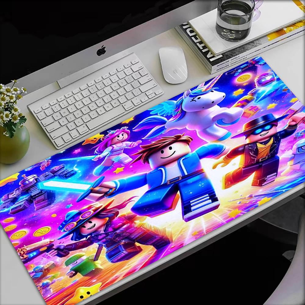 Roblox Theme Mouse Pad, Non Slip Rubber Base, Multifunctional Office & Home Decor, Perfect for Workspace Personalization.