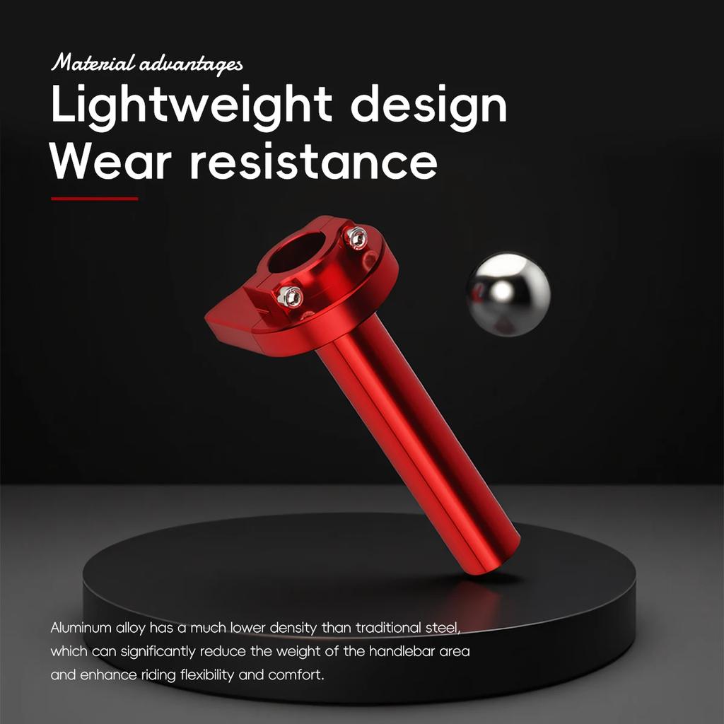 Мотоциклетные алюминиевые ручки газа с ЧПУ, ручки руля, универсальные для мотоцикла, мопеда, скутера, велосипеда, аксессуары