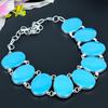 Arizona Turquoise Gemstone 925 Sterling Silver Jewelry Necklace 18" KG-1970