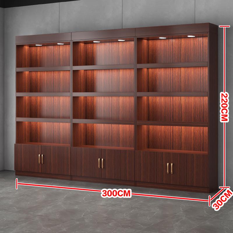 High-End Multi-Layer Wine and Cigarette Display Cabinet for Stores