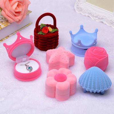 Holder Package Bracelet Container Wedding Ring Boxes Velvet Jewelry Box Earrings Necklace Holder