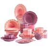 Kangmo Light Luxury Petal Ceramic Dinnerware Set