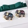 Креативная милая эмалевая брошь в виде животного слона для женщин, мужчин, булавки, аксессуары для одежды, рюкзака, ювелирные изделия, подарки
