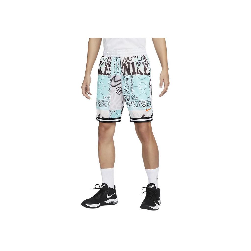 Nike SS23 SS24 DNA CHBL Print Quick-Dry Basketball Shorts Men Bottoms Pink Blue HF6151-418