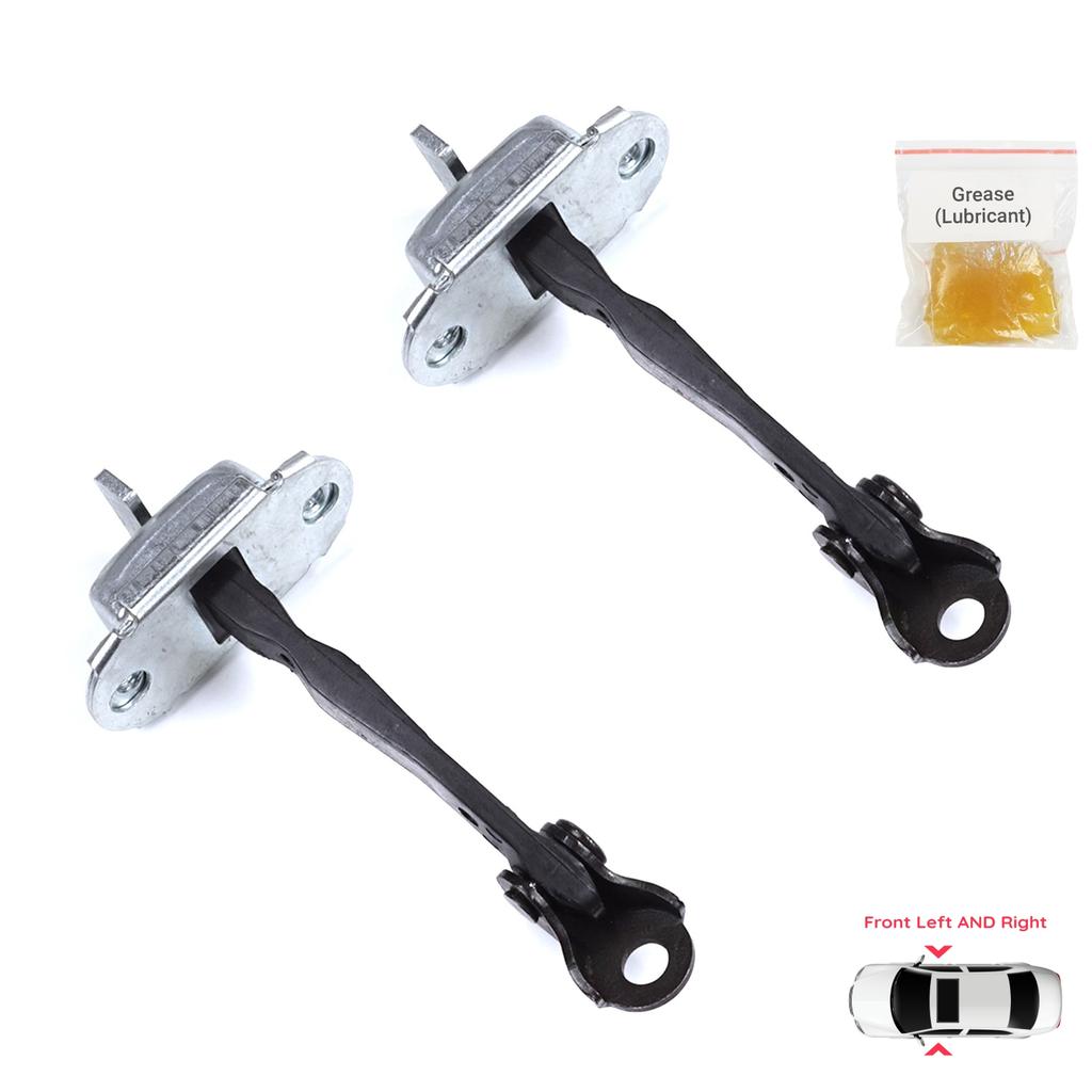 EDP1357-1 2 Pieces Front Door Stop Check Assy Limiter Strap for Toyota Yaris Echo Verso FunCargo Vitz Platz MK1 P1 P2 1999-2003 Pre-Facelift