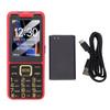 Кнопочный телефон 4G LTE разблокированный с кнопкой SOS 2500 мАч Dual SIM MP3 Звонки SMS Функции Интернет Красный