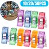 Sewing Clips Plastic Clamps Quilting Crafting Crocheting Knitting Safety Clips Assorted Colors Binding Clips Paper