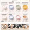 Refillable Empty Cosmetic Jar 50/100/120g Travel Size Face Cream Lotion Pot with Spoon for Vacation Trips