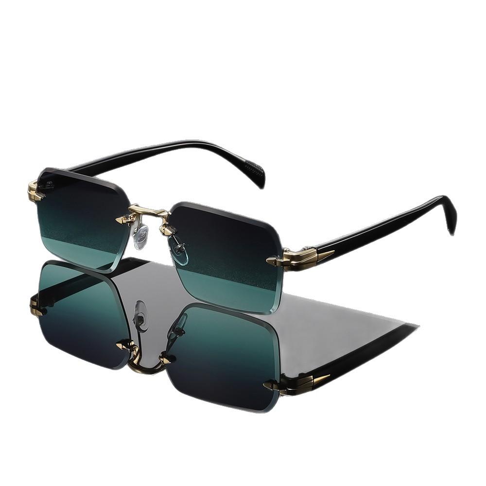 2026 Новая Мода Металлические Безрамные Солнцезащитные Очки Для Улицы, Путешествий и Велосипеда Защита от УФ Очки UV400 Унисекс Классические Очки для Вождения