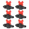 10Pcs Barbed Ball Valve 5/8inch Adjustable Prevent Leakage Drip Irrigation Switch Valve for