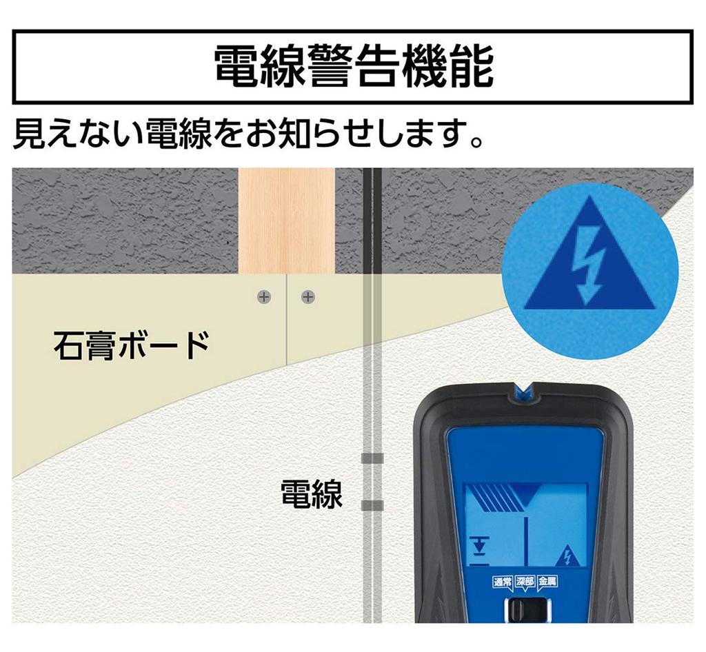 Shinwa Sokutei Датчик подложки и электрический провод ЖК-дисплей 79156 Pro+, Металл, Центр, Глубокий, Обнаружение, Отображение,