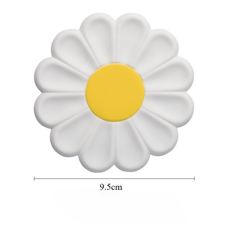 1Pcs Flower Heat Resistant Silicone Mat Drink Cup Coasters Non-slip Pot Holder Table Placemat Kitchen Accessories Coasters Pads