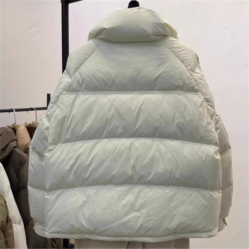 Parkas Women Puffy Jacket Fashion Loose Casual Winter Stand Collar Coat Female Lightweight Short Down Cotton Jacket Out