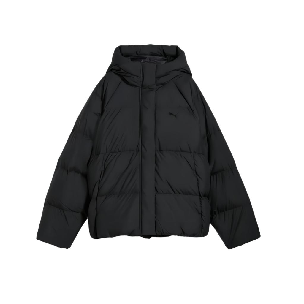 Puma Женская базовая коллекция Sportstyle FW24, пуховая верхняя одежда Warmcell, однотонная, свободная, на молнии, с капюшоном, 684079-01